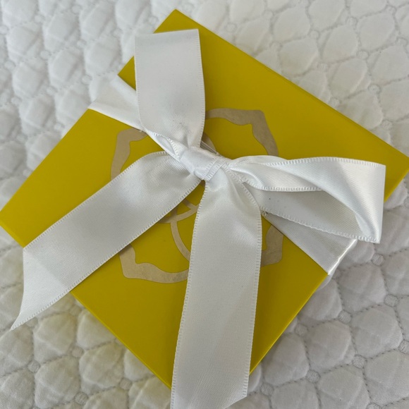 Kendra Scott Cailin Gold Crystal Stud Earrings in White Crystal - Picture 8 of 11